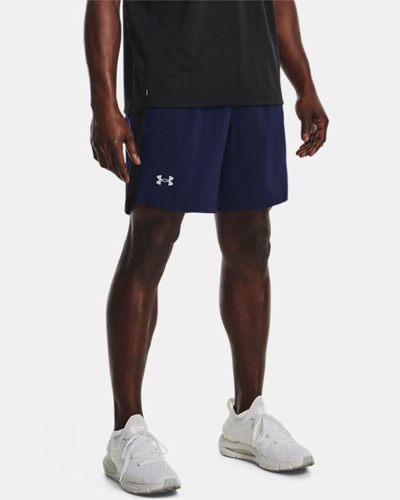 Men's UA Launch Run 7" Shorts, Navy, pdpMainDesktop image number 0